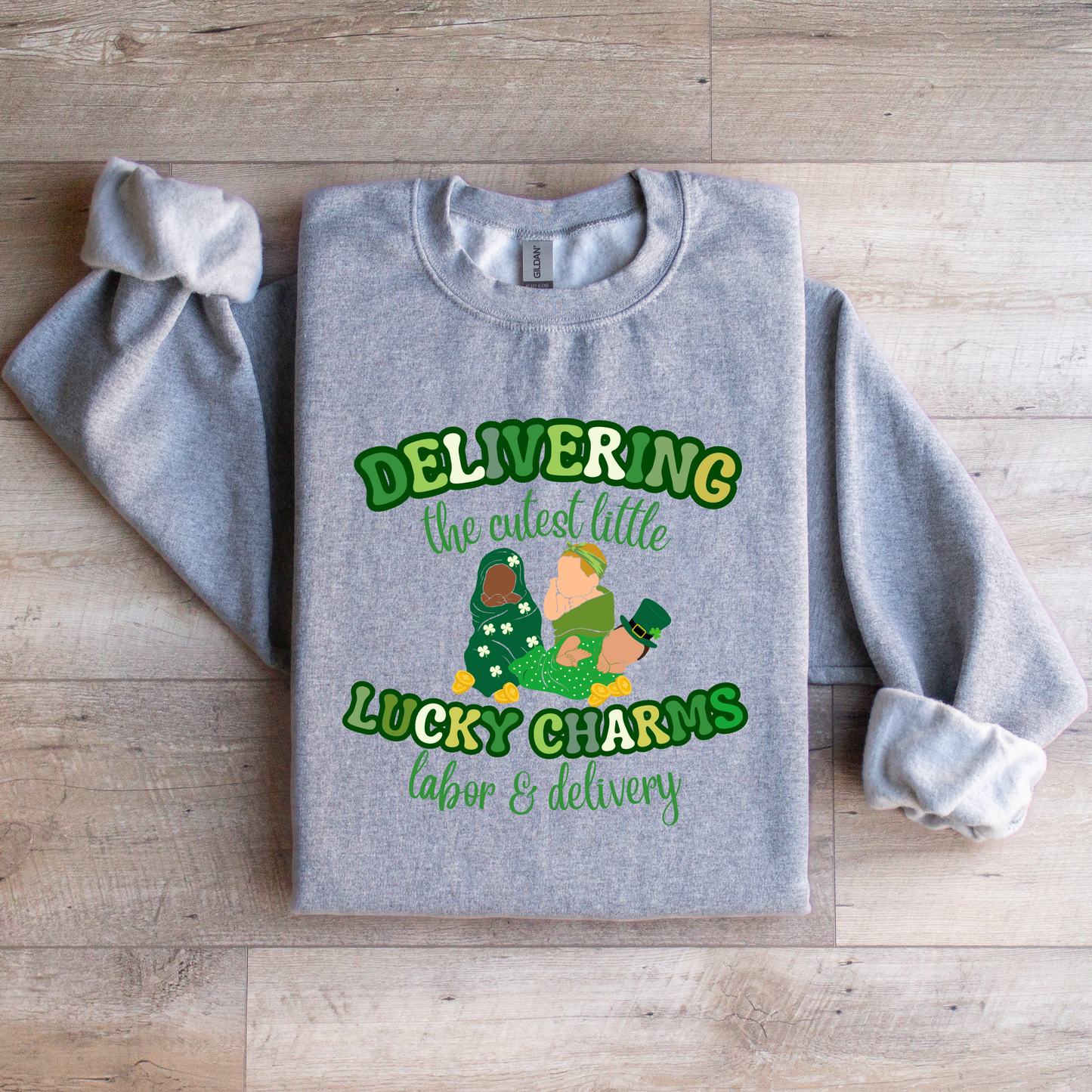 Delivering the Cutest Little Lucky Charms (Customize your title)