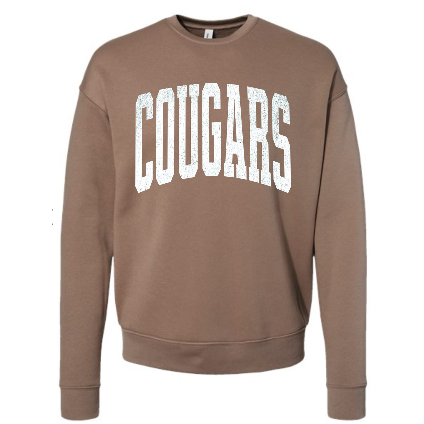 Distressed Cougars Campus Text