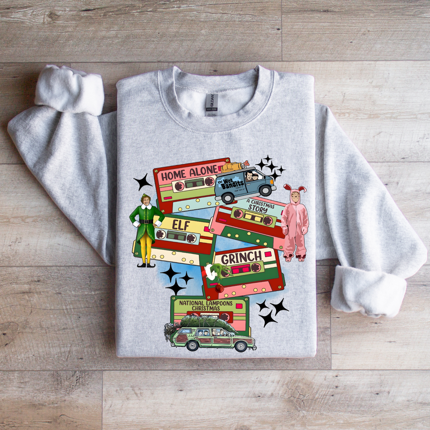 Epic Christmas Movies Crewneck Sweatshirt