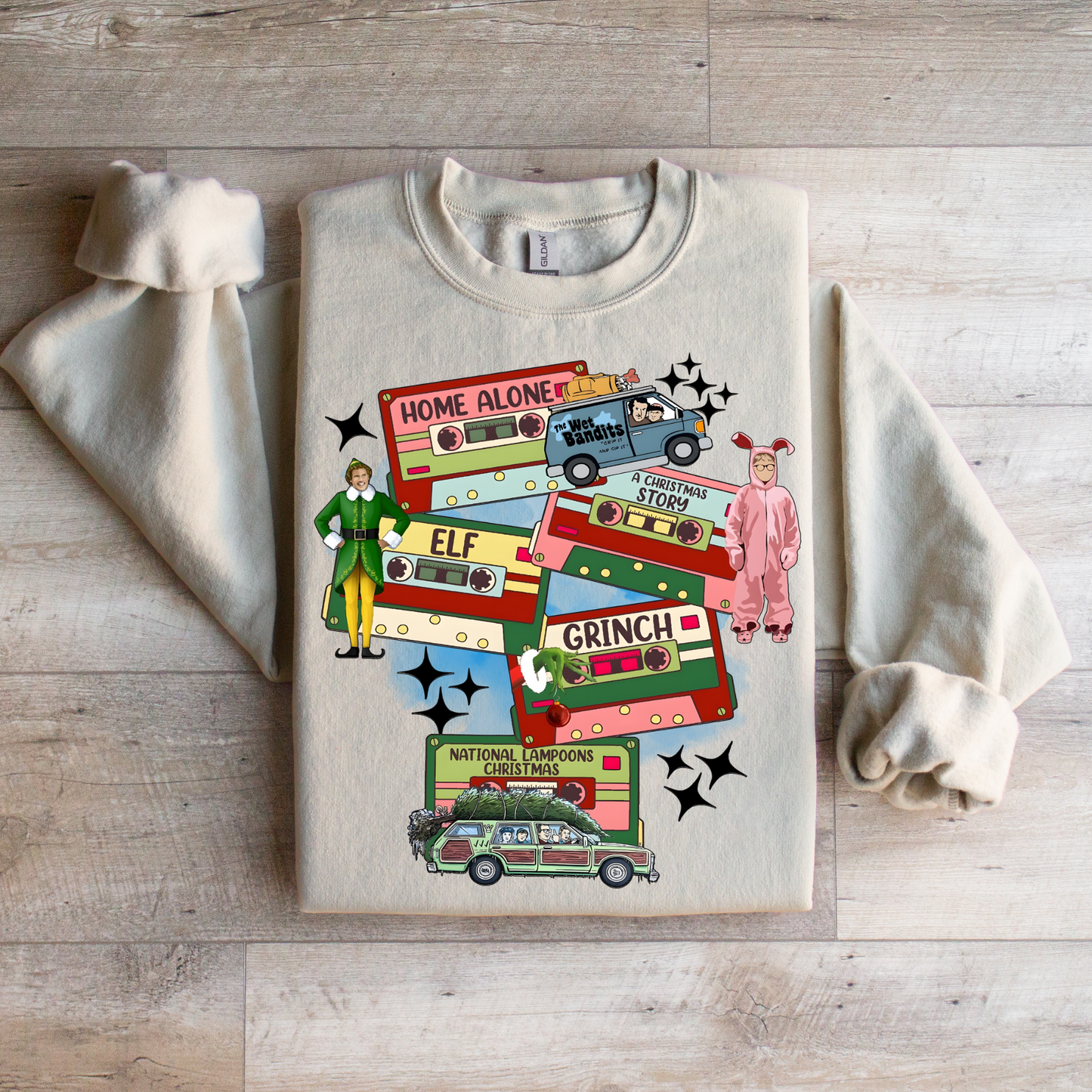 Epic Christmas Movies Crewneck Sweatshirt