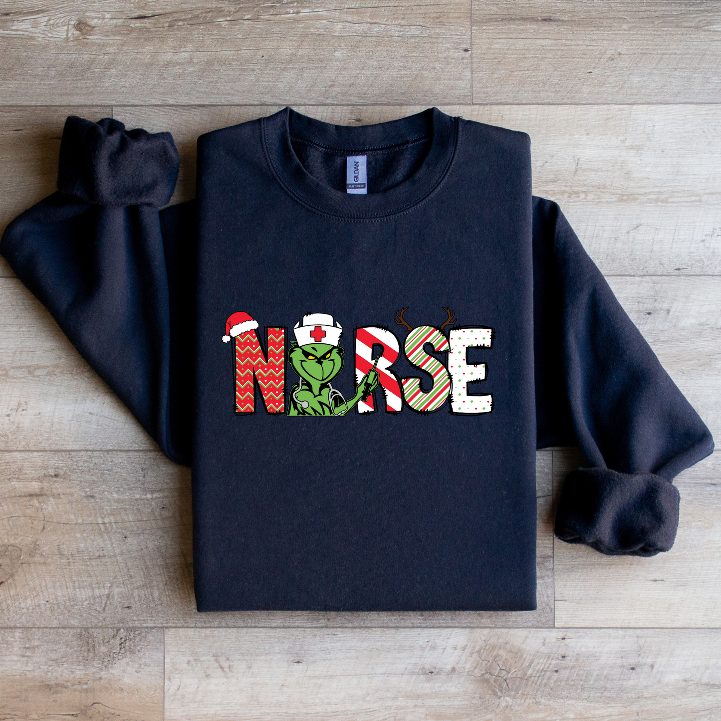 You’re a Mean One -Nurse-Crewneck Sweatshirt