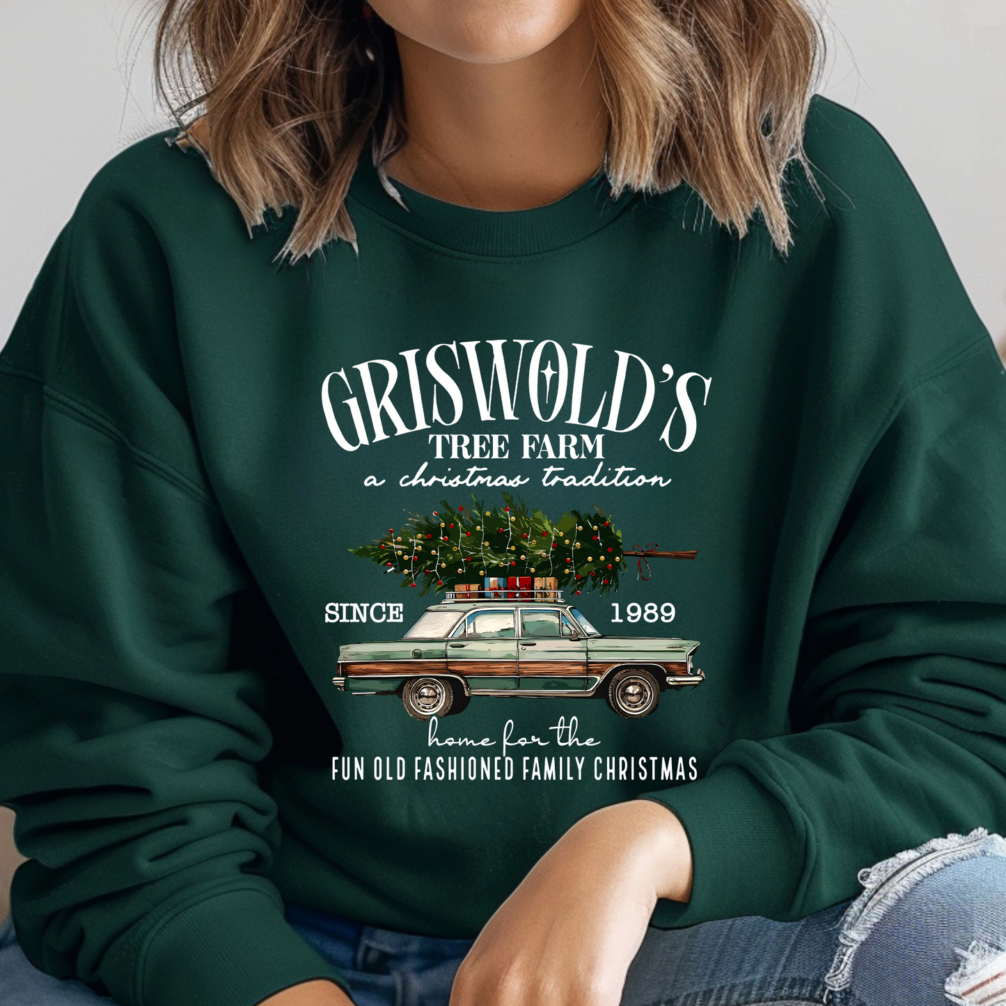 Griswold’s Tree Farm Crewneck Sweatshirt