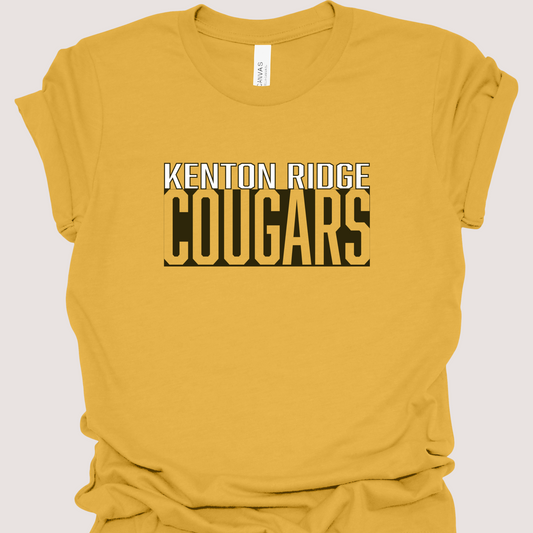 KR COUGARS Blocked Out Tee