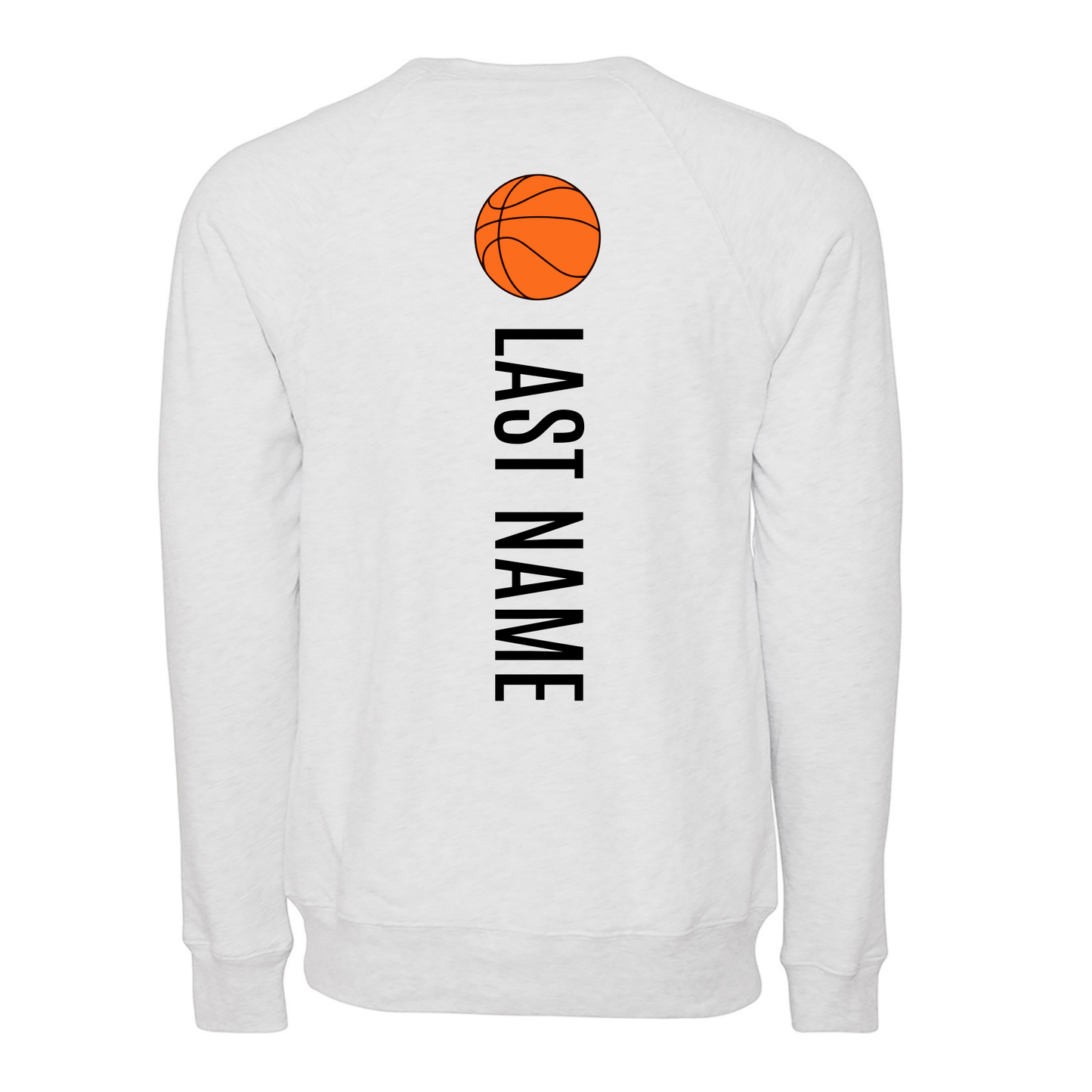 Customizable Basketball Fan Crewneck Sweatshirt