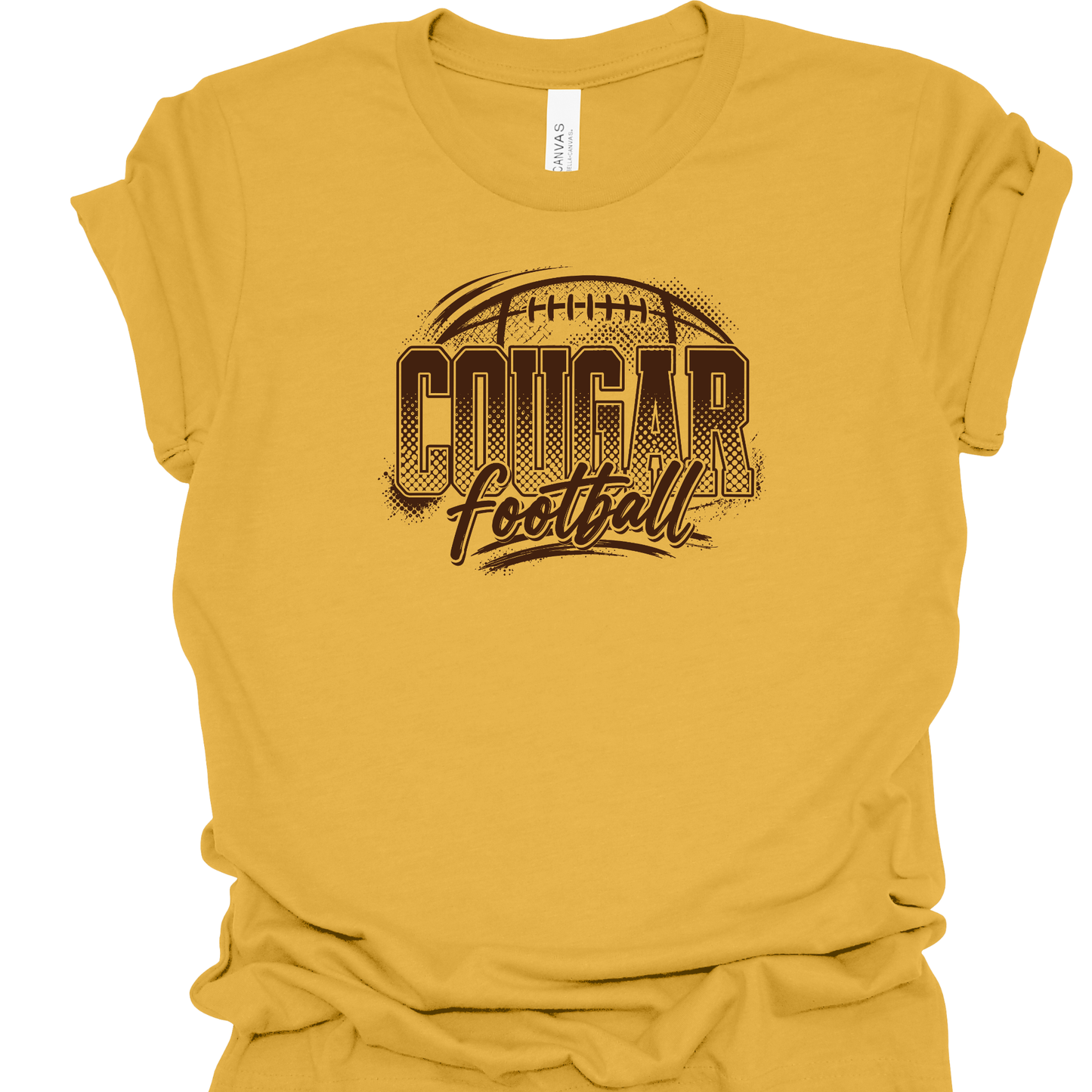 Cougar Half-Tone Football
