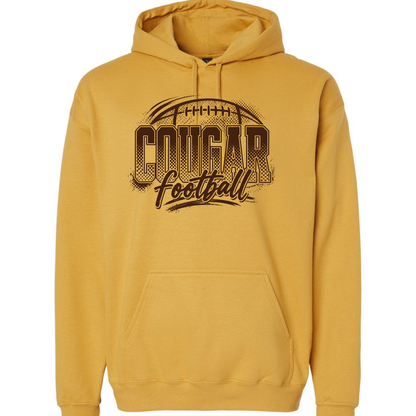 Cougar Half-Tone Football