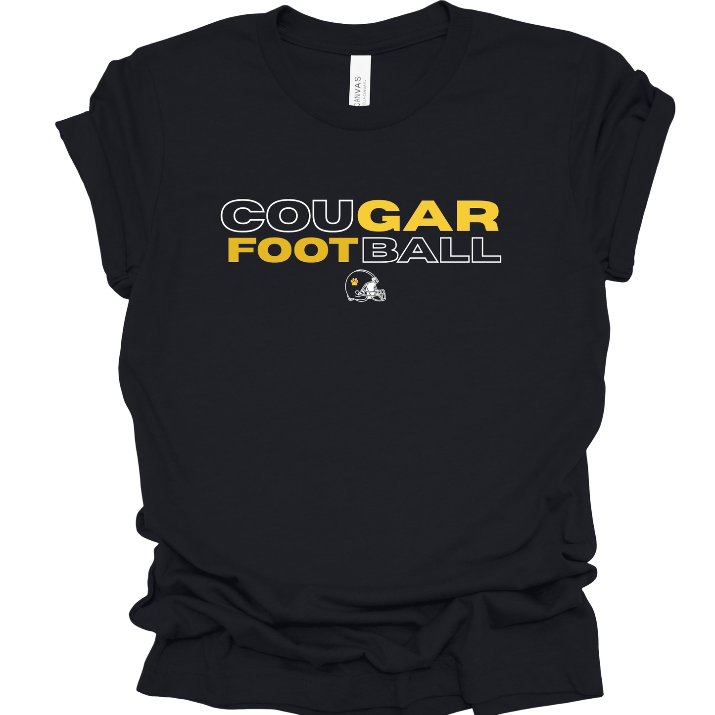 Football Mascot Half & Half Block Out