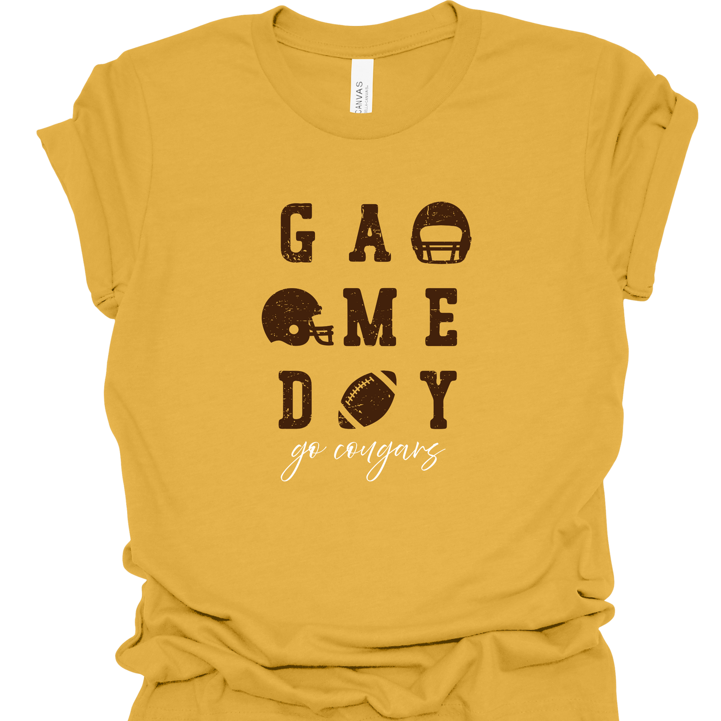 GAME DAY Distressed Mascot Tshirt
