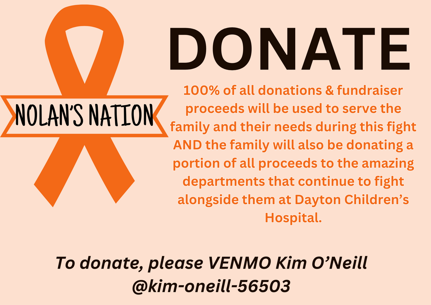 **FUNDRAISER** Nolan's Nation Support Squad Tees