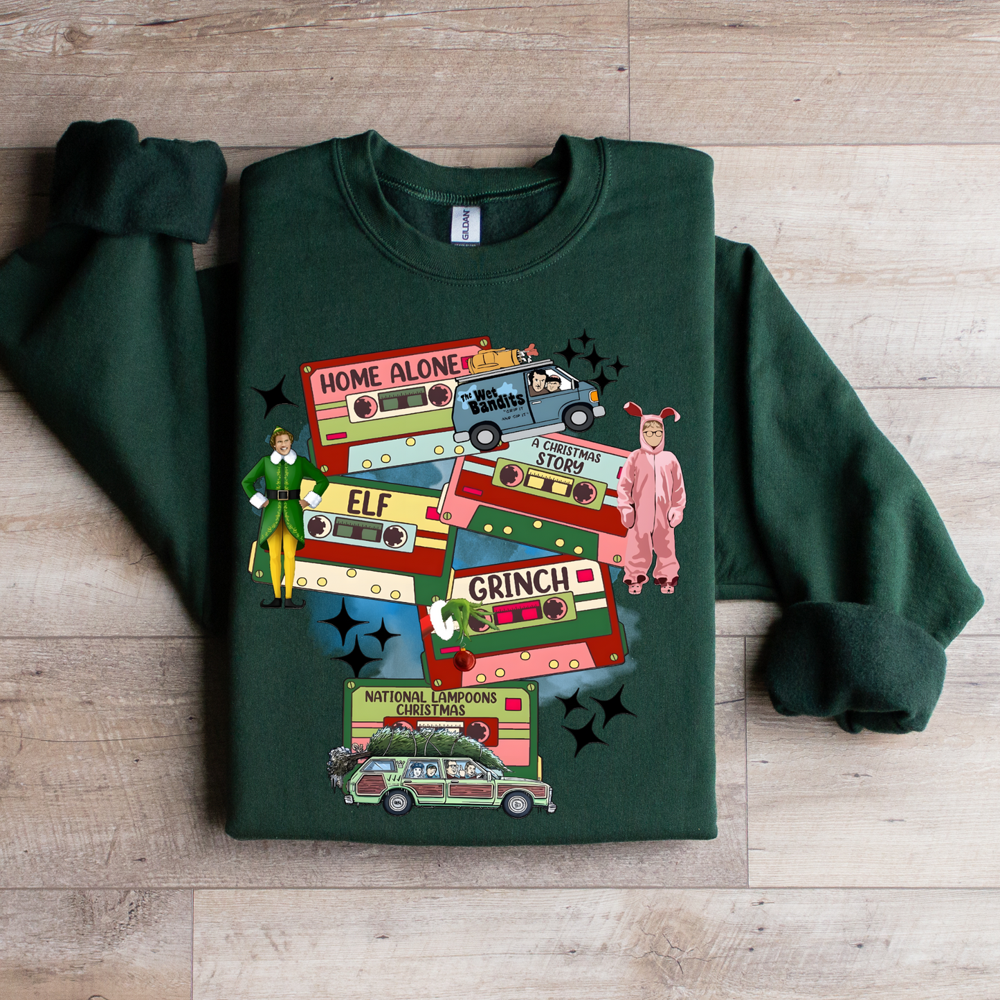 Epic Christmas Movies Crewneck Sweatshirt