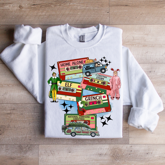 Epic Christmas Movies Crewneck Sweatshirt