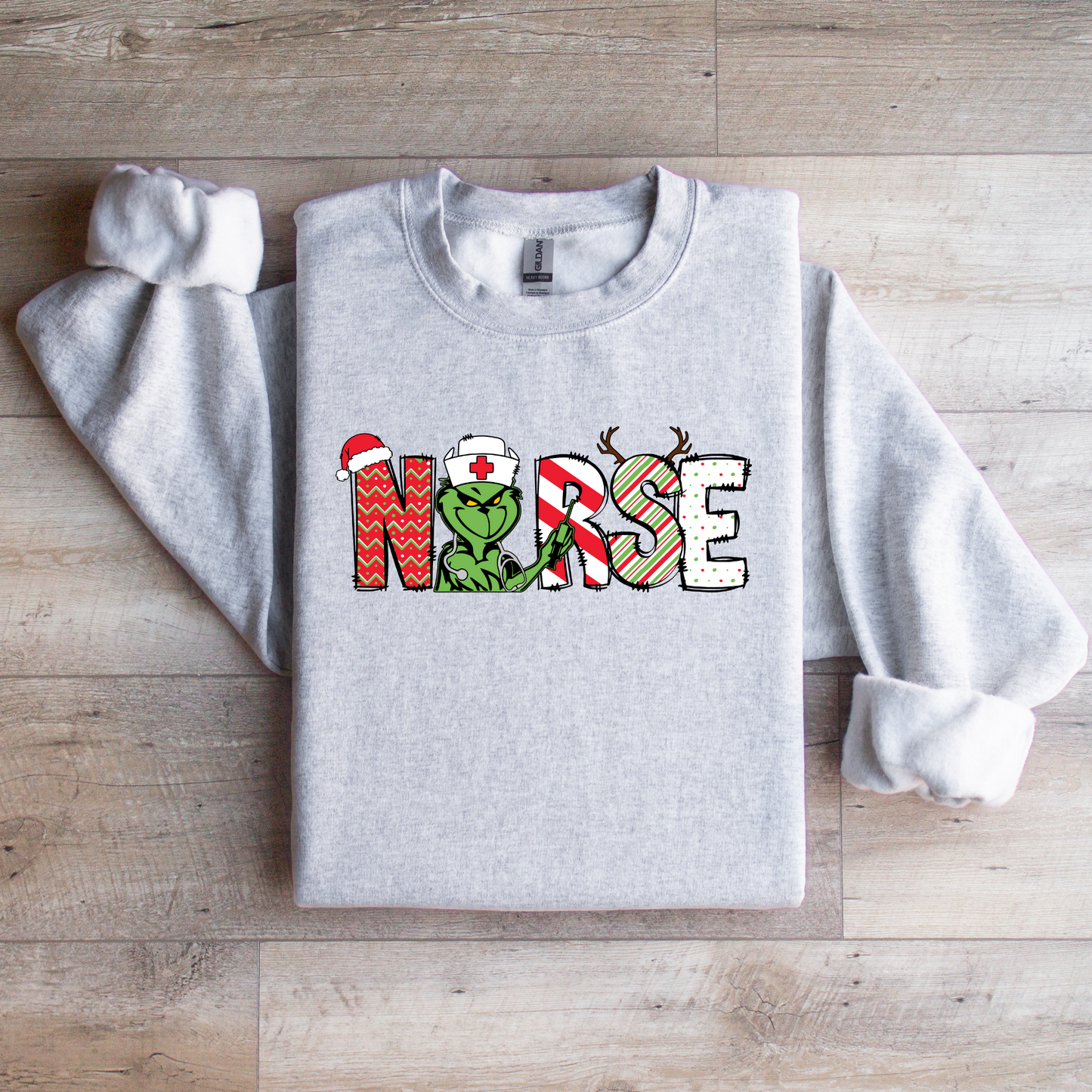 You’re a Mean One -Nurse-Crewneck Sweatshirt