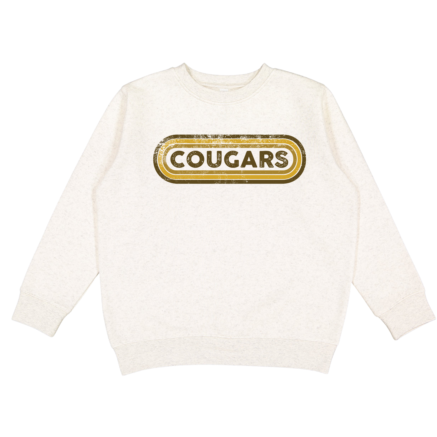 Retro Cougars Mascot Tee