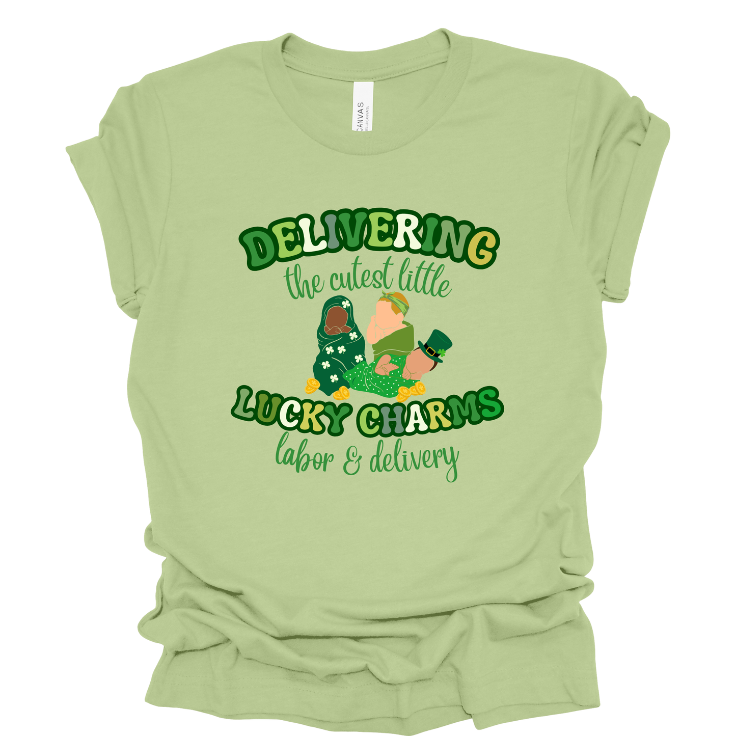 Delivering the Cutest Little Lucky Charms (Customize your title)